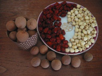 longan, lotus seeds, dates